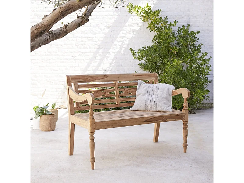 Gartenbank Marceau aus massivem Teakholz
