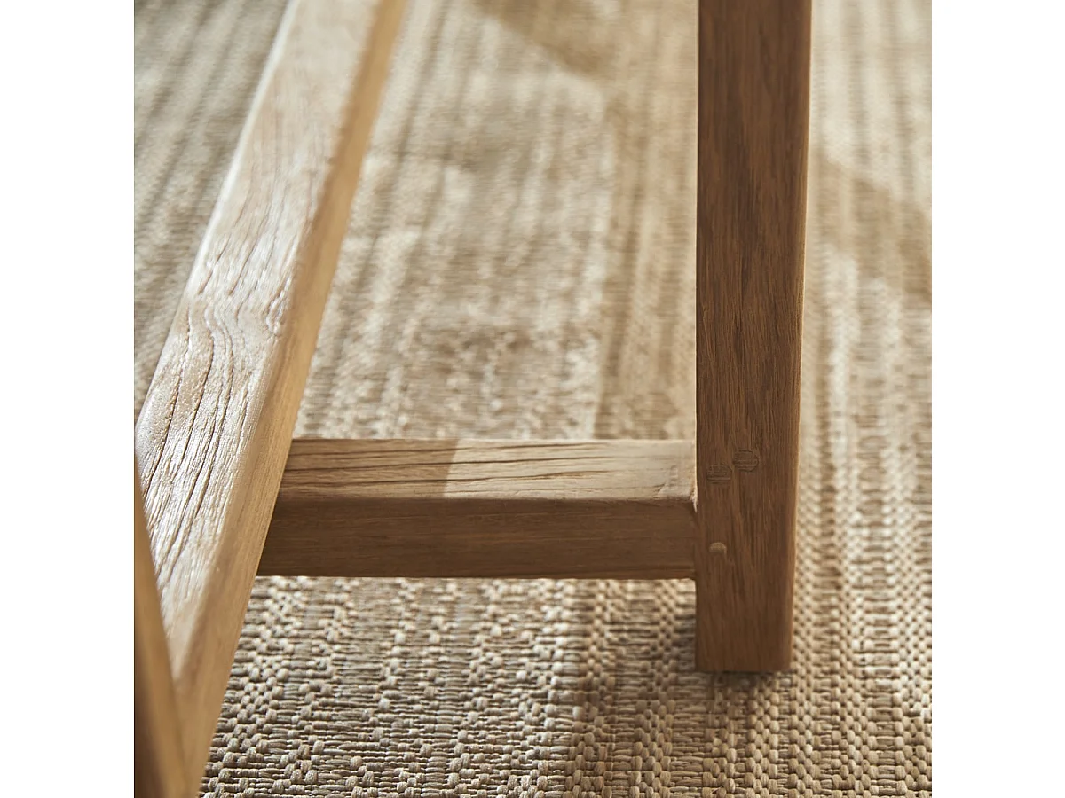 Gartenmöbel-Set Antonia aus massivem, recyceltem Teakholz, 6 Personen