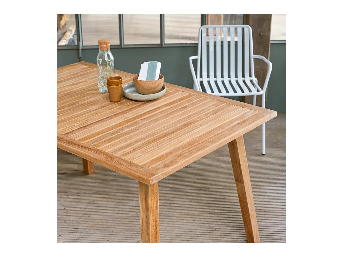 Tavolo da esterno in legno di teak  140 Pamoa