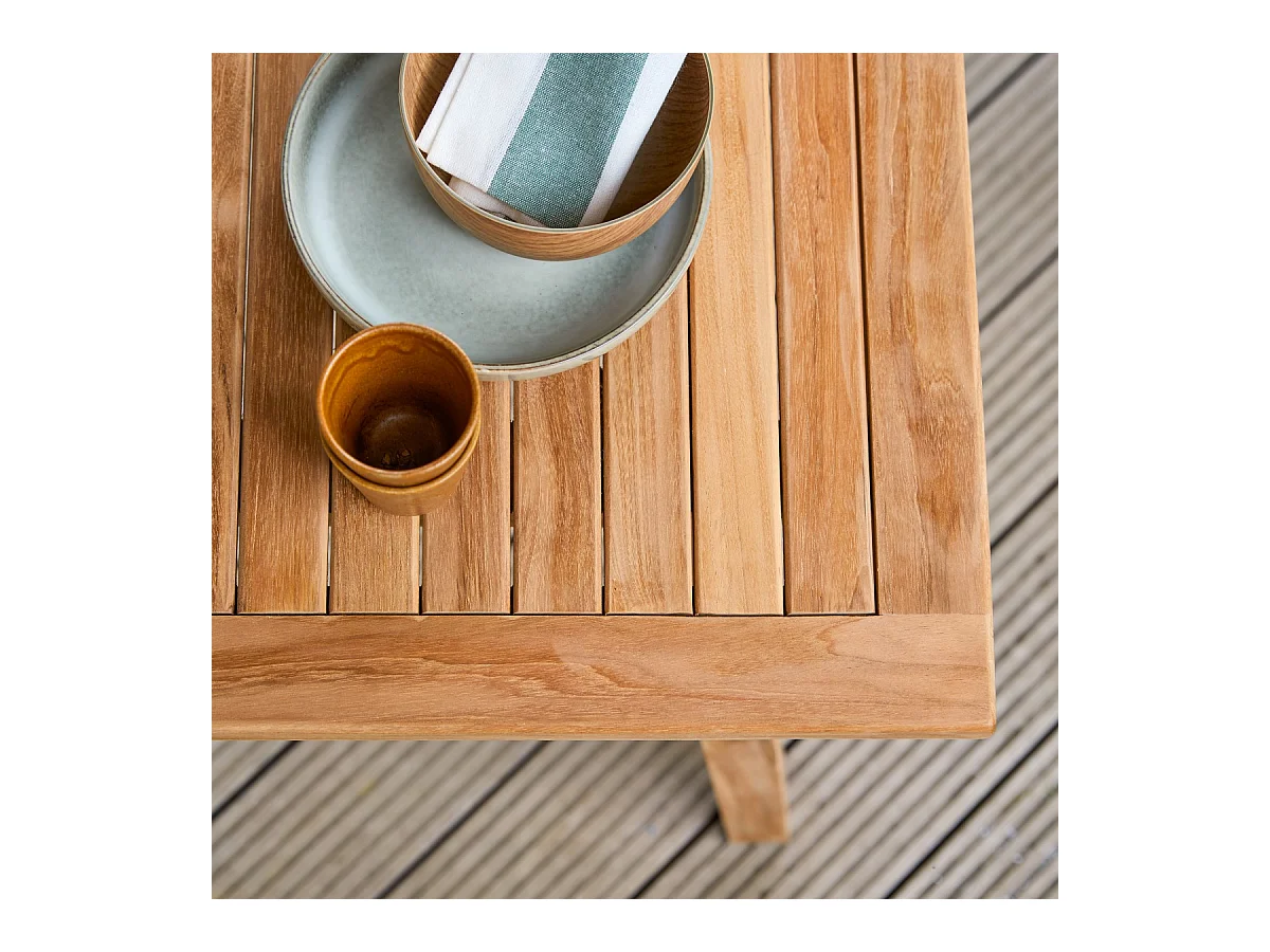 Tavolo da esterno in legno di teak  140 Pamoa