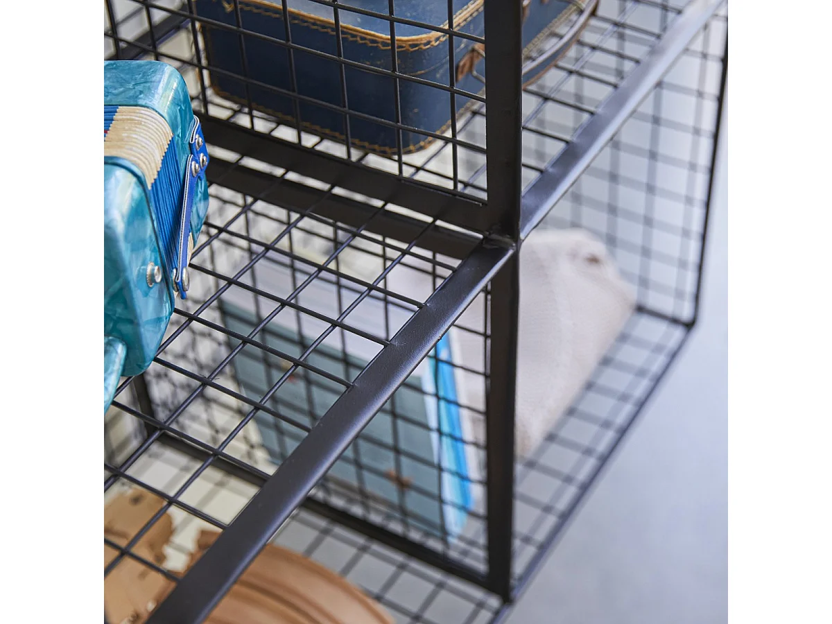 Chevet enfant en métal 4 niches 65 Sona