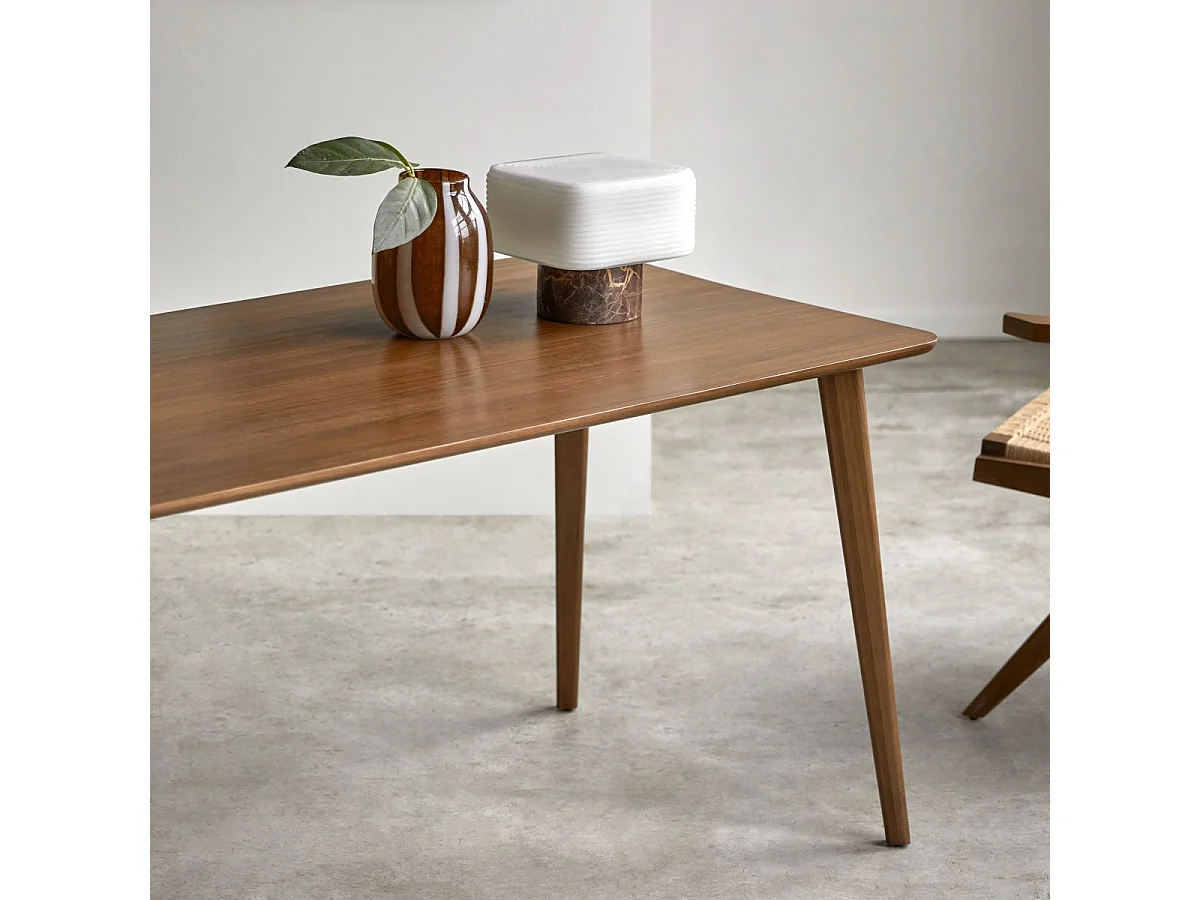 Bureau en bois de teck massif 160x80 Domani