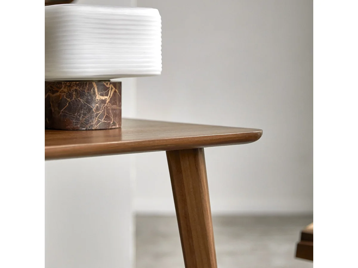 Bureau en bois de teck massif 160x80 Domani