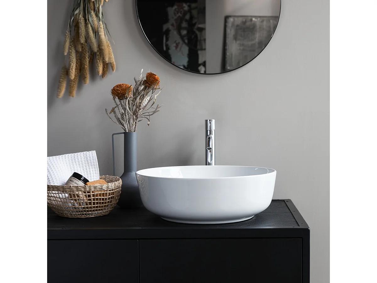 Lavandino per bagno in ceramica Luna