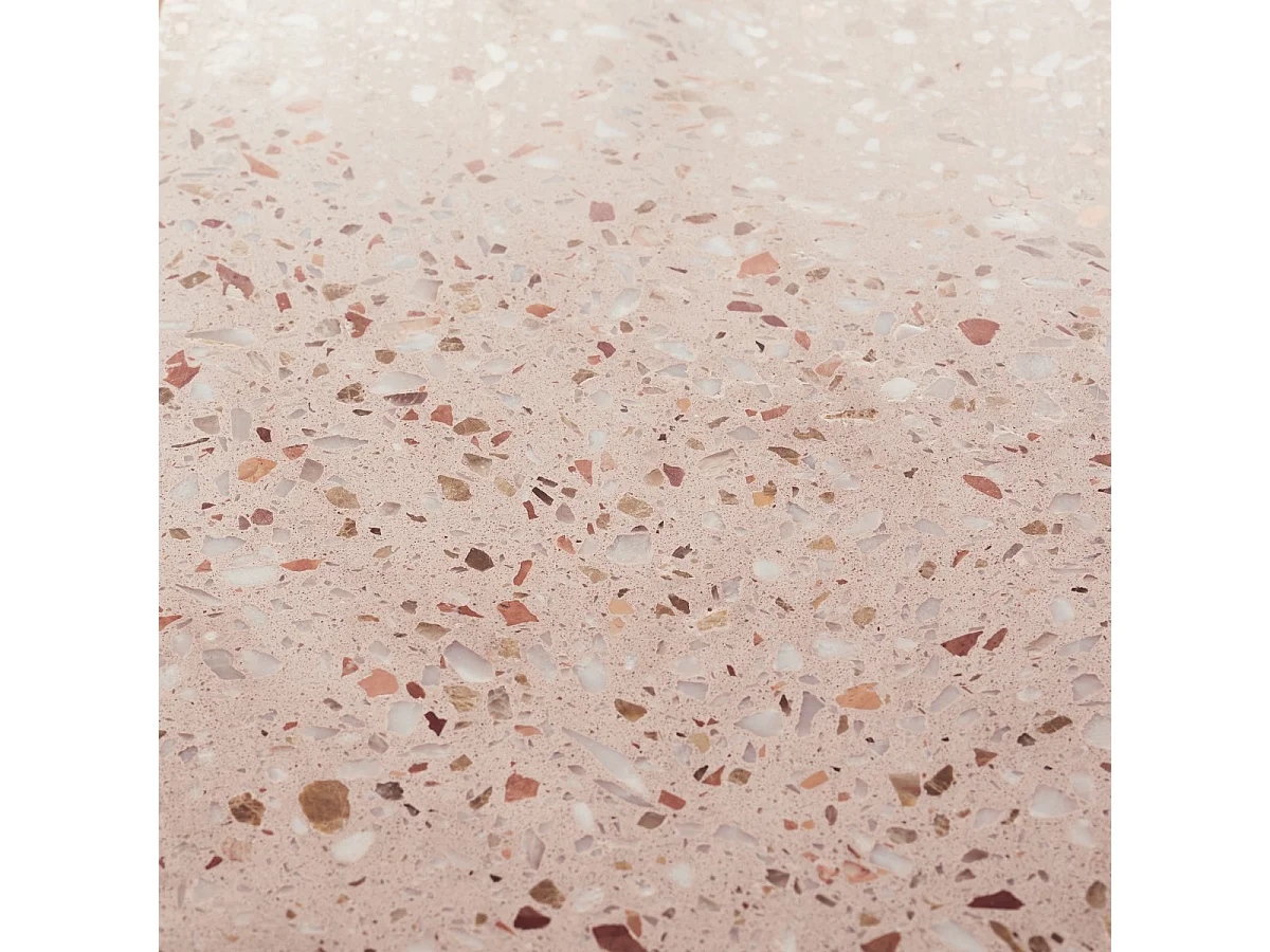Fliesenspiegel Ava aus Premium-Terrazzo Pink 80 cm