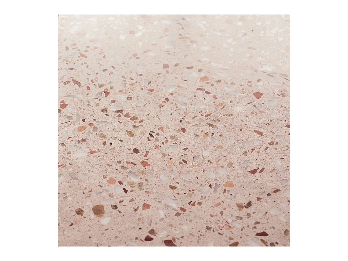 Fliesenspiegel Ava aus Premium-Terrazzo Pink 120 cm