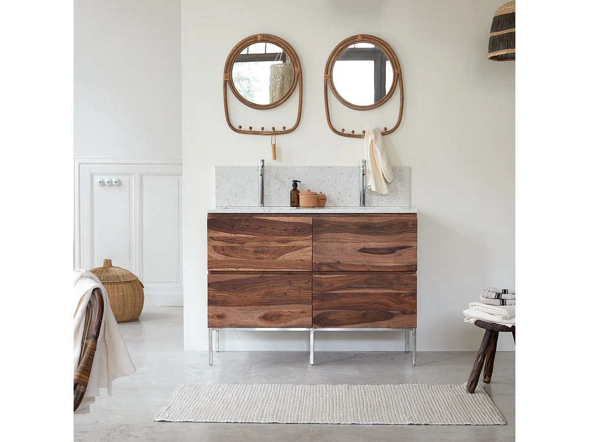 Crédence Ava en terrazzo premium moon 120 cm