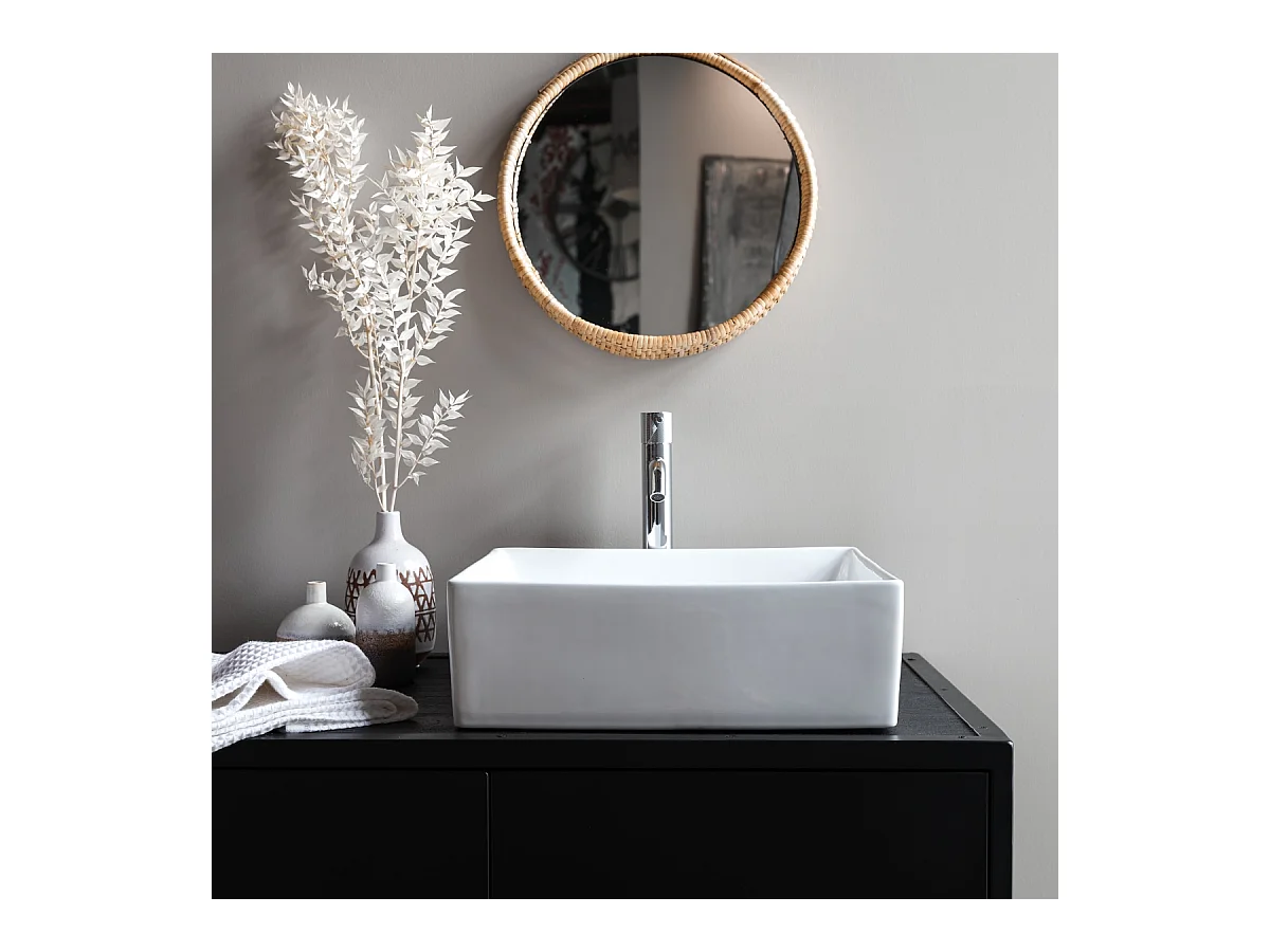 Lavandino per bagno in ceramica Lada