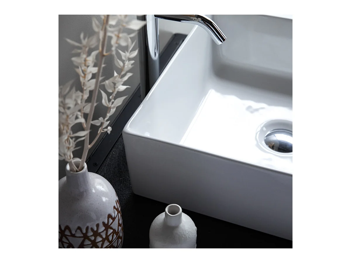 Lavandino per bagno in ceramica Lada