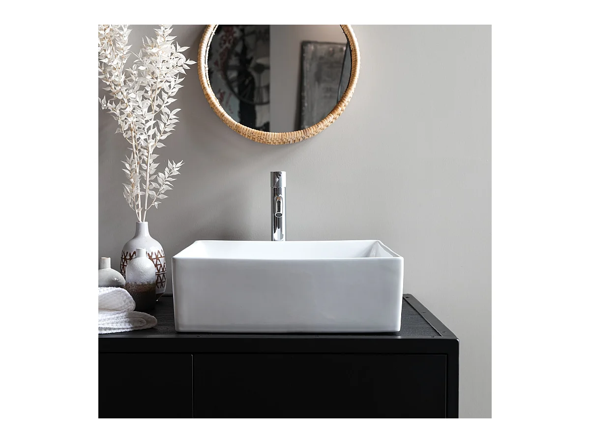 Lavandino per bagno in ceramica Lada