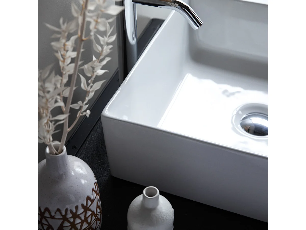 Lavandino per bagno in ceramica Lada