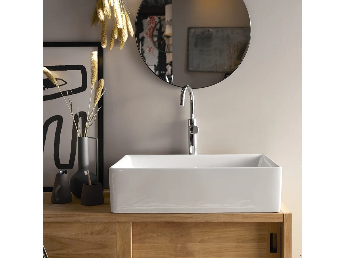 Lavandino per bagno in ceramica Eva