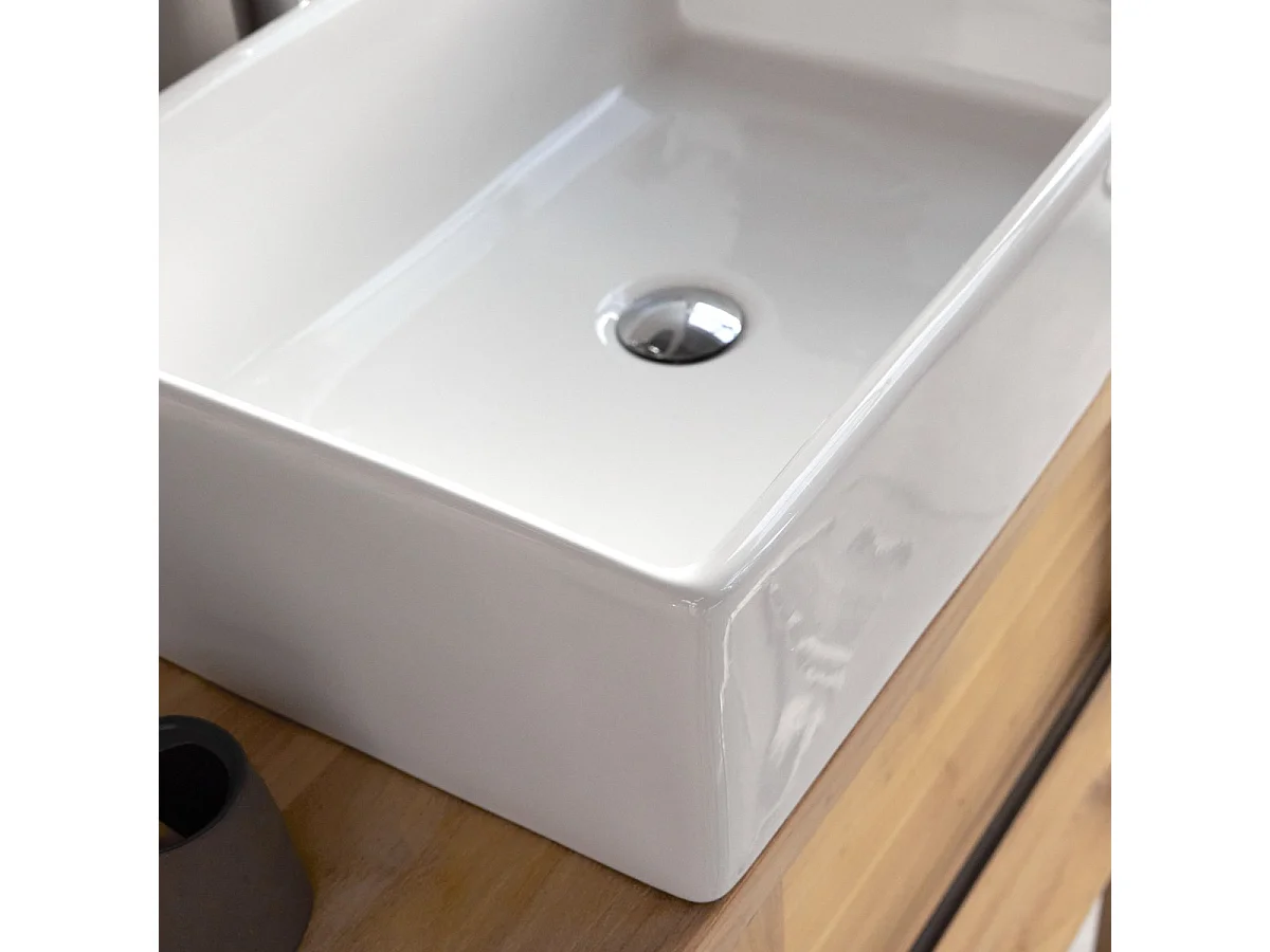 Lavandino per bagno in ceramica Eva