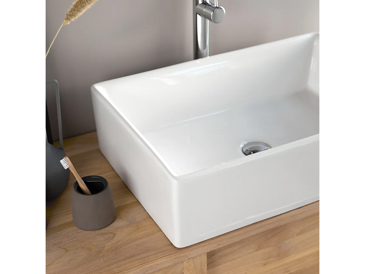 Lavandino per bagno in ceramica Eva