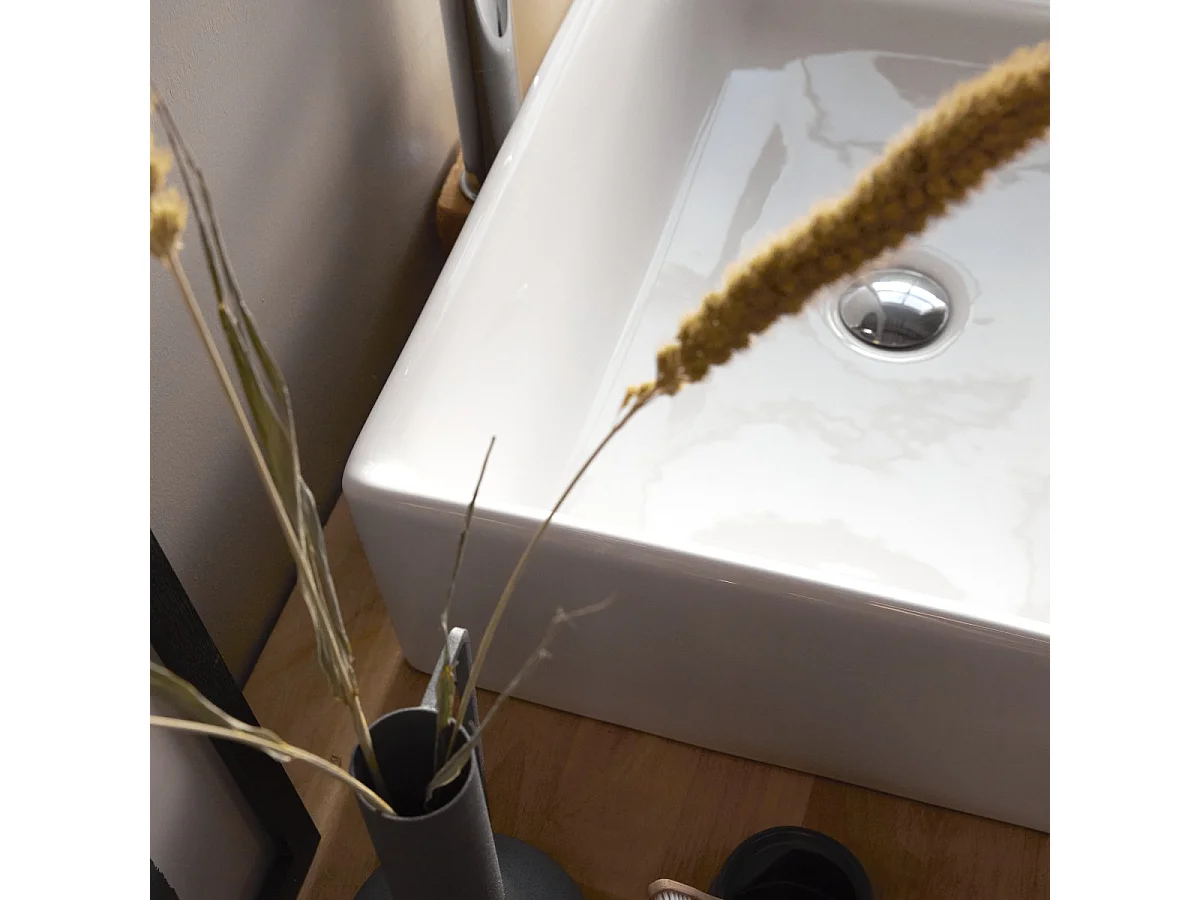 Lavandino per bagno in ceramica Eva