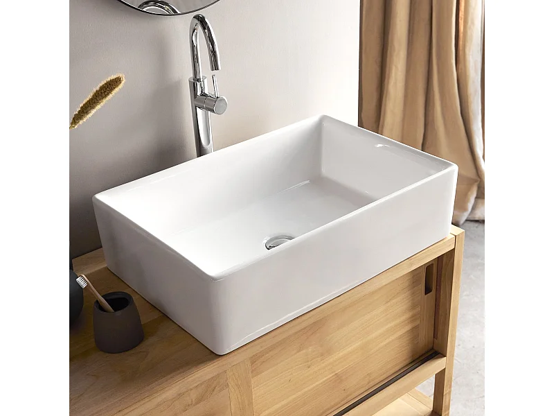 Lavandino per bagno in ceramica Eva