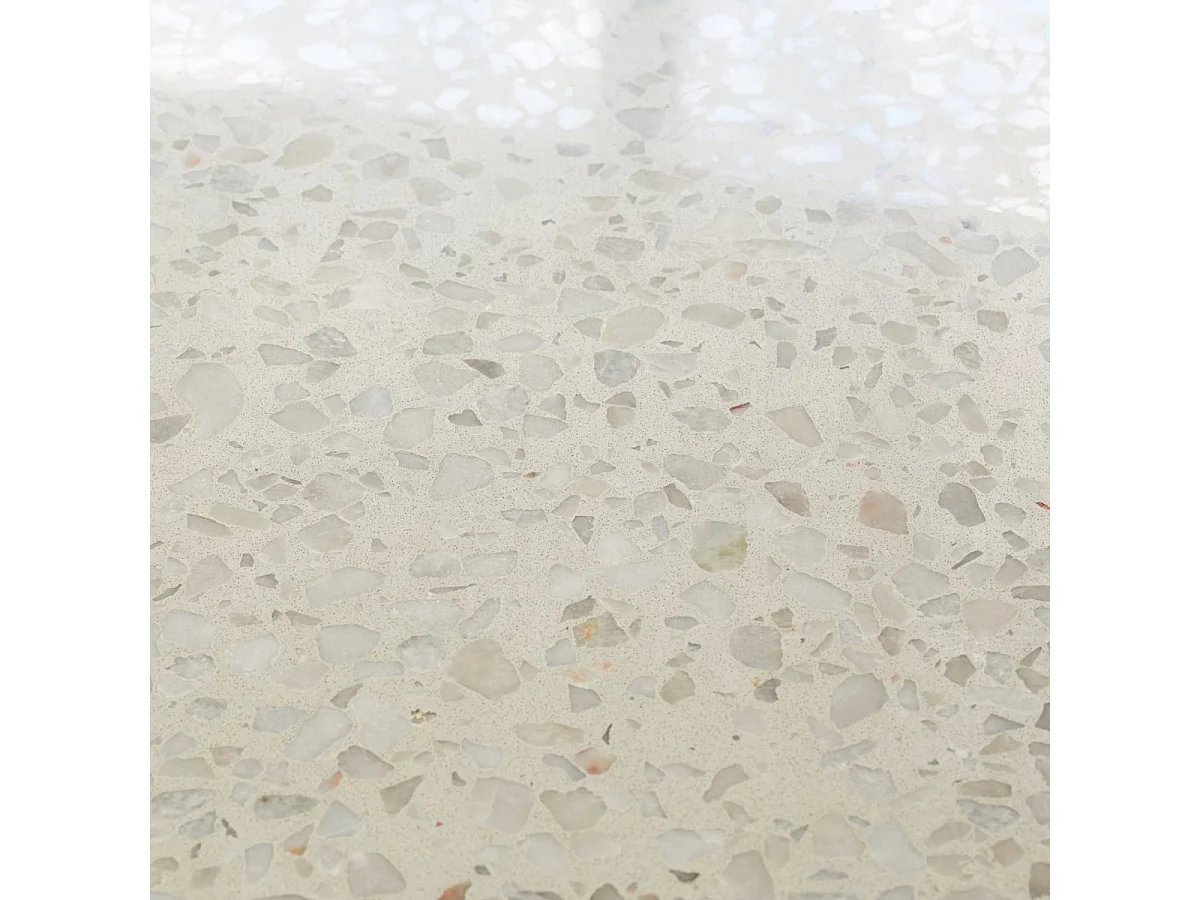 Fliesenspiegel Ava aus Premium-Terrazzo Moon 100 cm