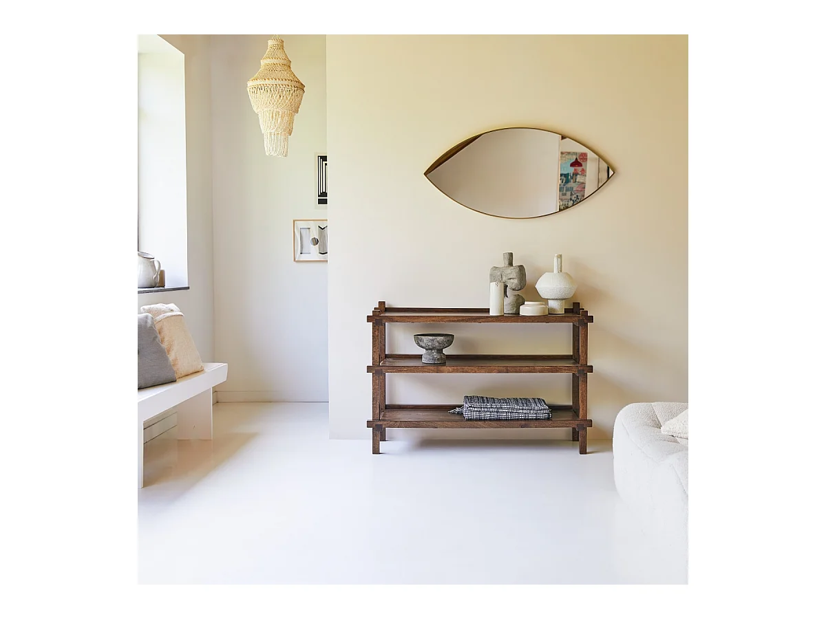 Libreria in legno di mango Arko