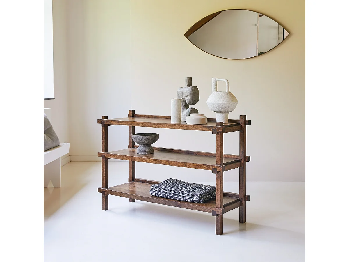 Arko - Solid mango wood bookcase