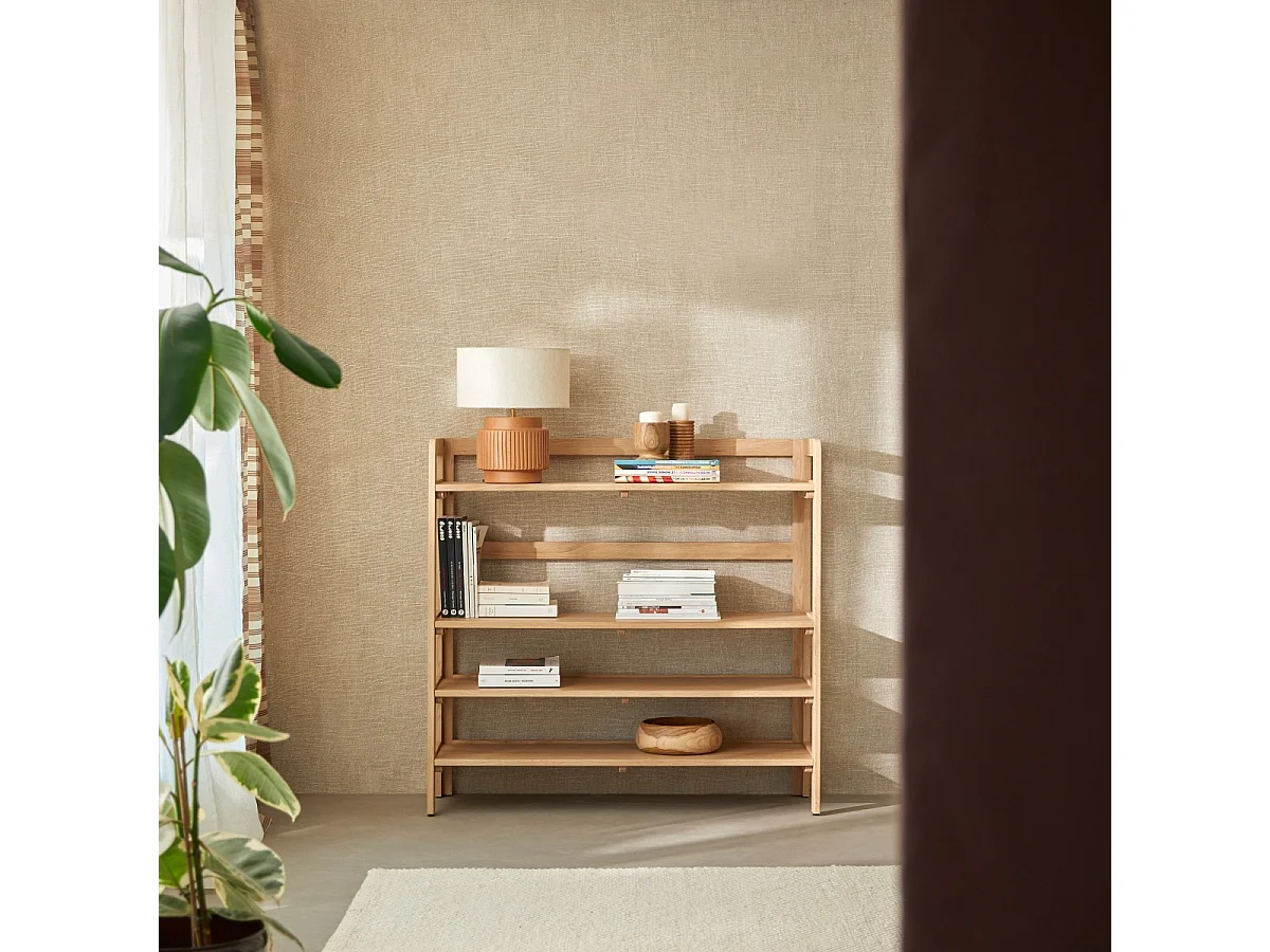 Bücherregal aus Eichenholz 110x105 Esmée