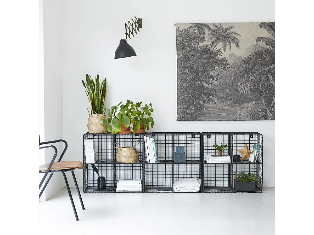 Bücherregal Sona aus Metall mit 3 Modulen