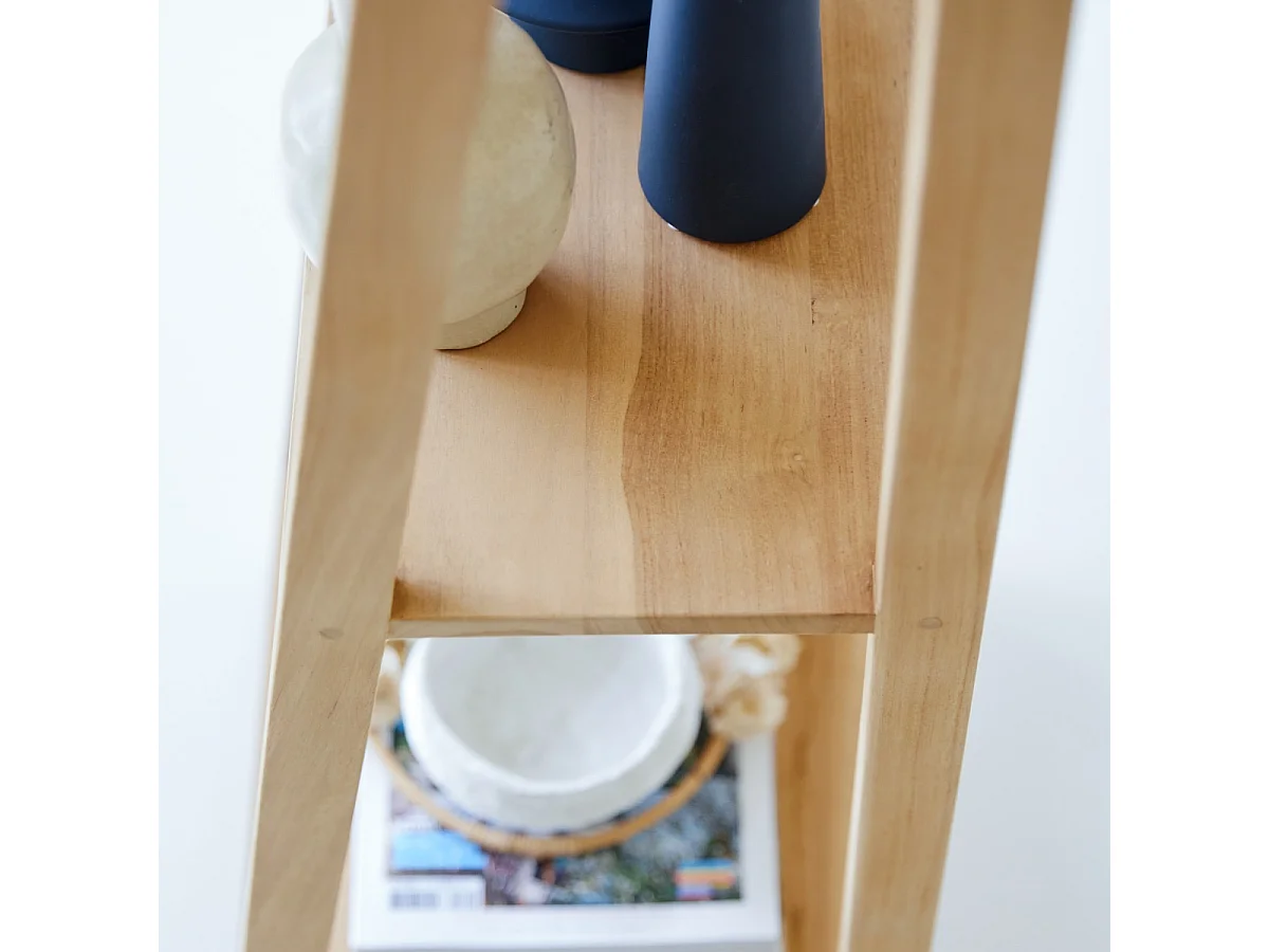 Bahya - Bookcase in solid teak