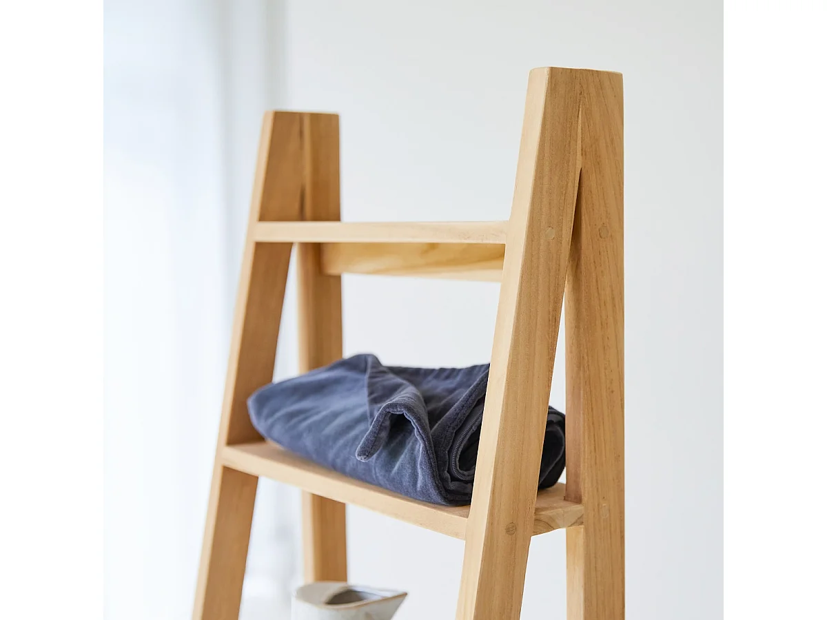Bahya - Bookcase in solid teak