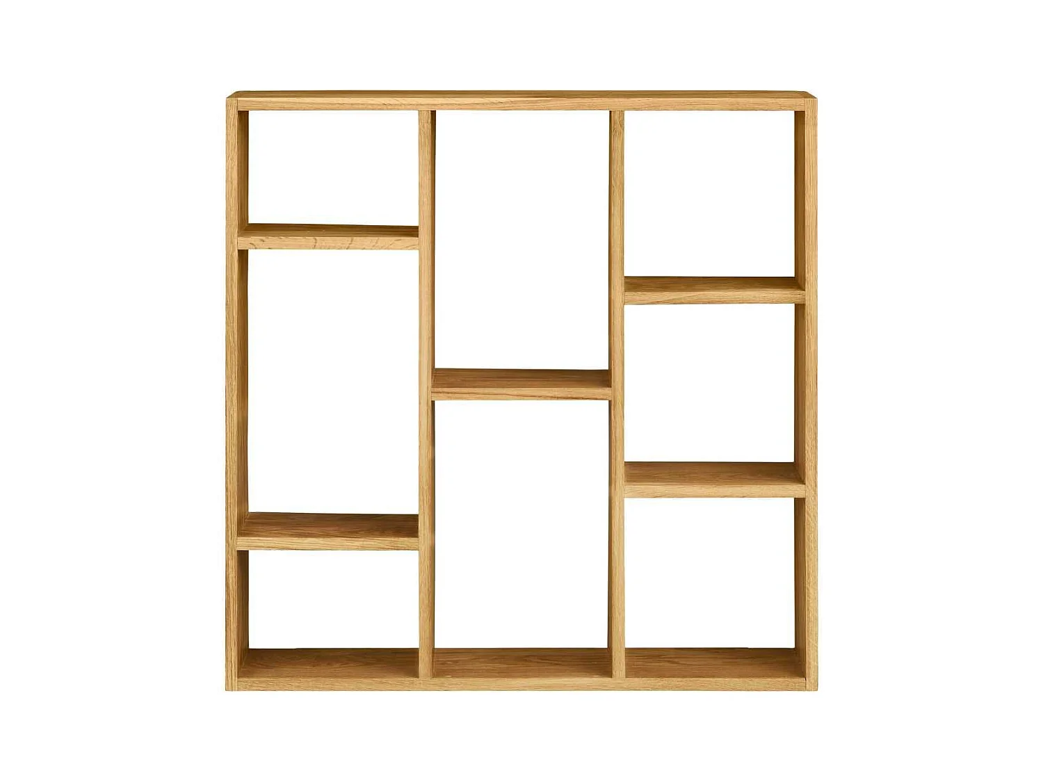 Etagère murale 8 niches en chêne massif - VALLY