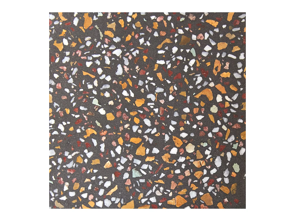 Patère ronde en terrazzo Eda, confetti