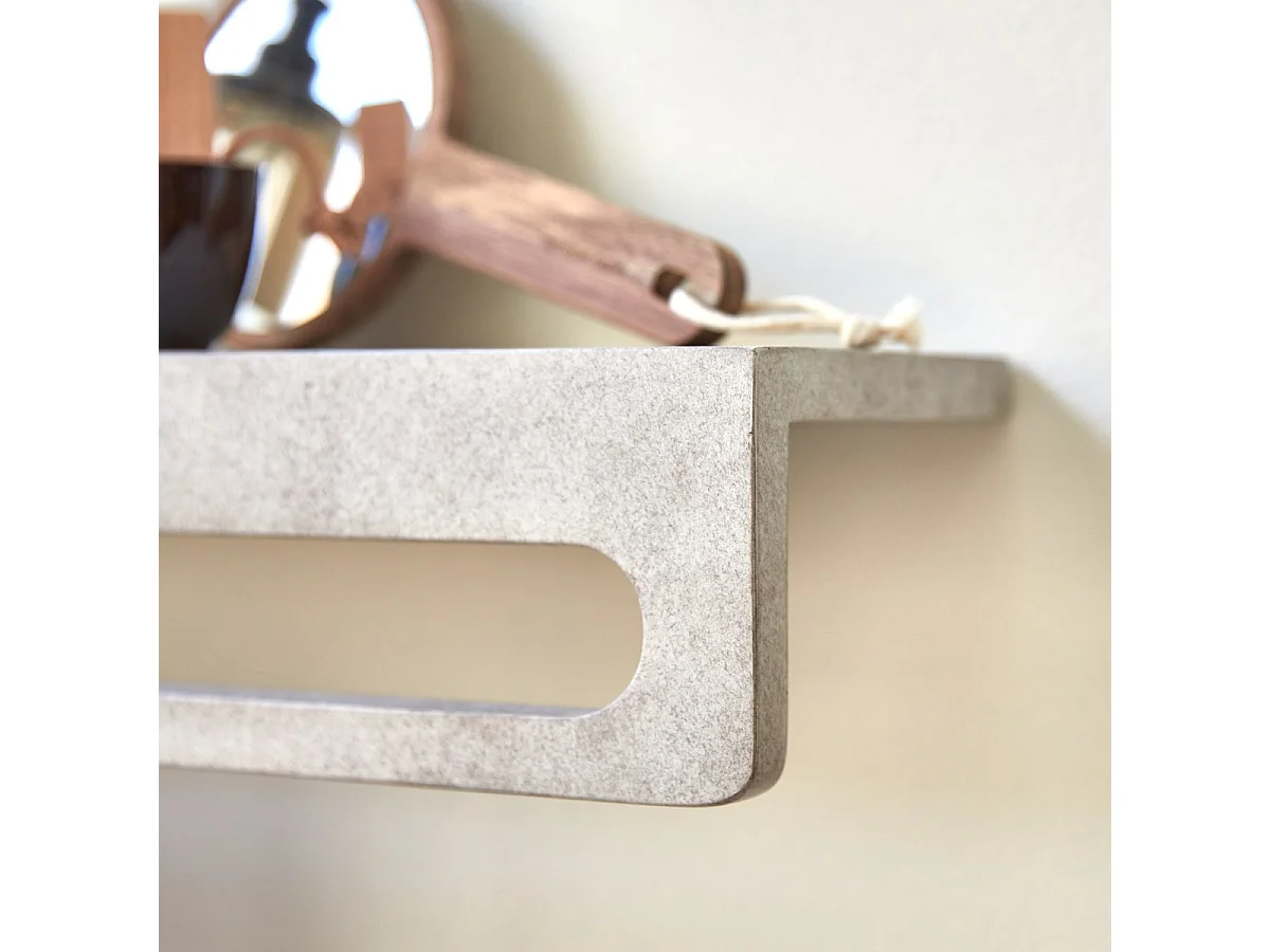 Clea - Wandhandtuchhalter aus Beton Grey