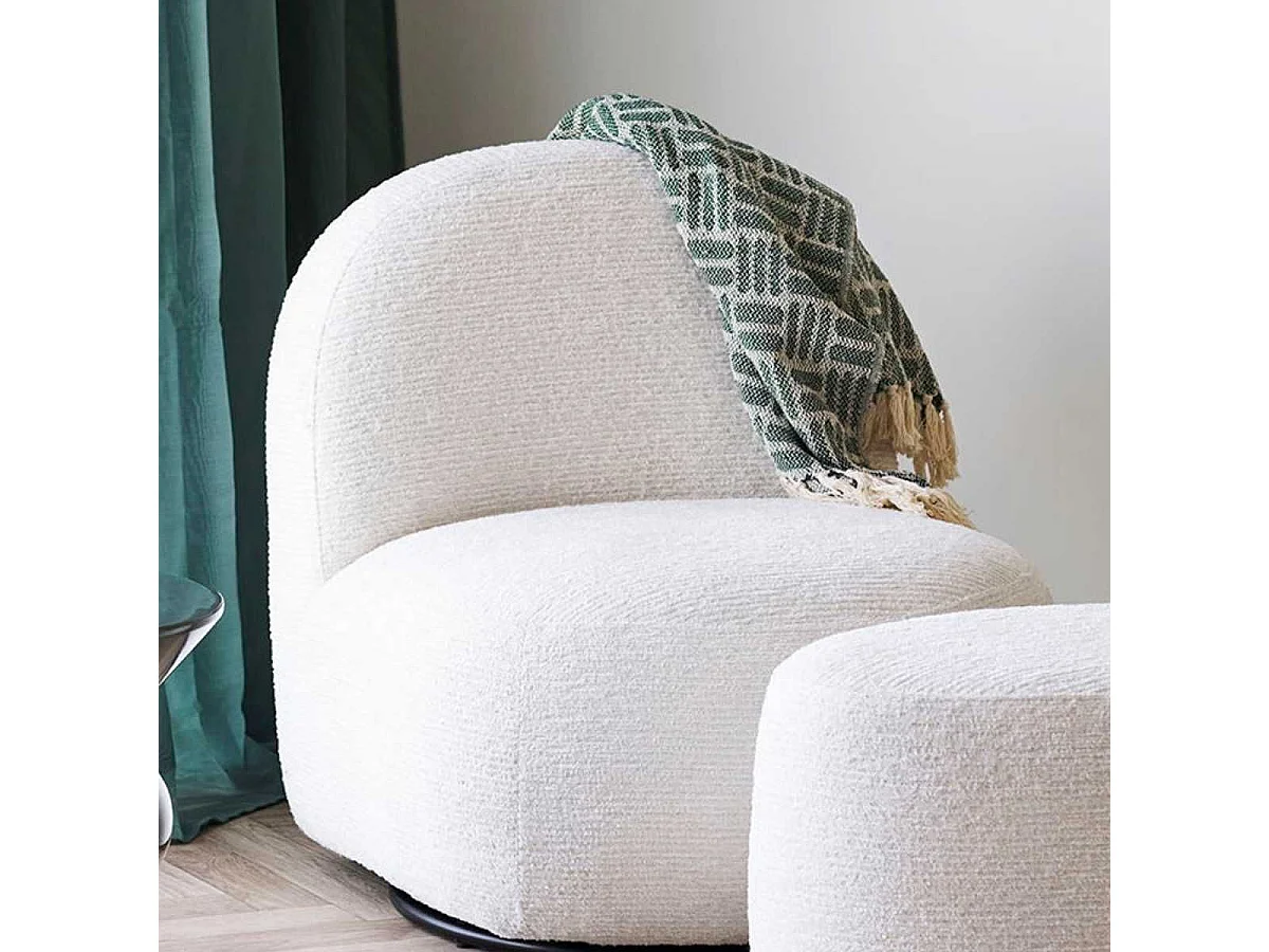 Plaid 130x180cm Vert à Motifs Géométriques - KACY