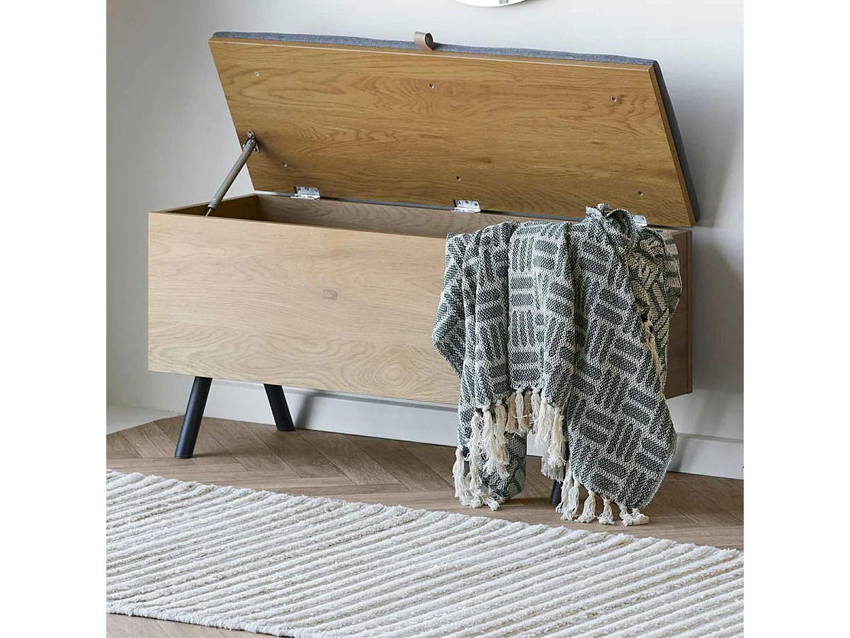 Plaid 130x180cm Vert à Motifs Géométriques - KACY