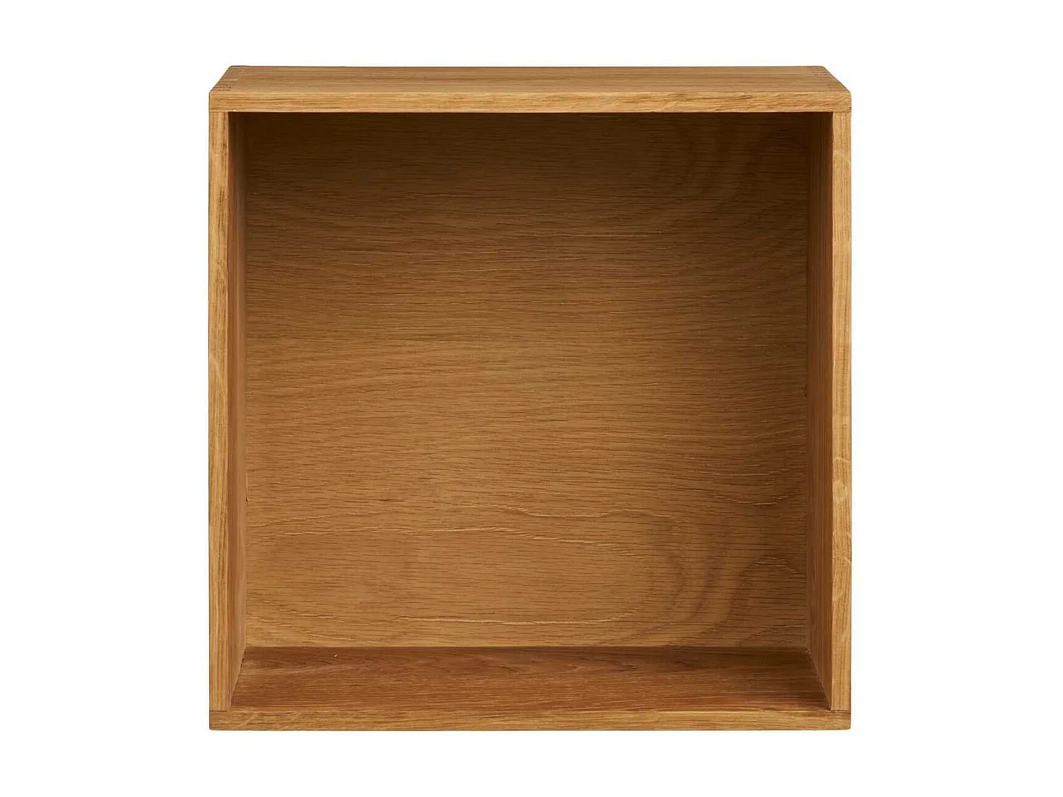 Cube de rangement mural ou à poser en chêne massif - VALLY