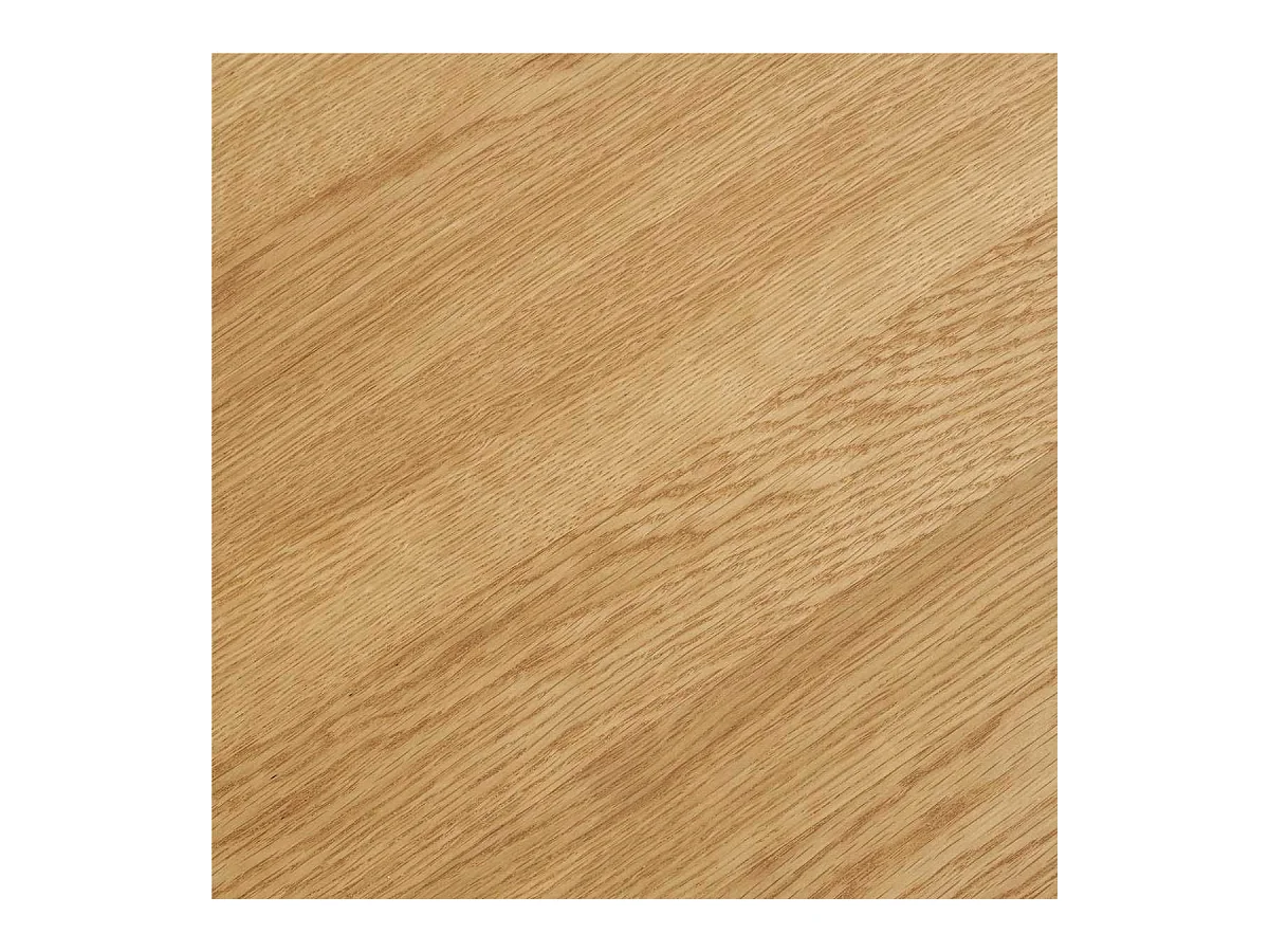 Table repas ronde Ø120cm Pied Central Relief MDF Placage Chêne clair - DUBLIN