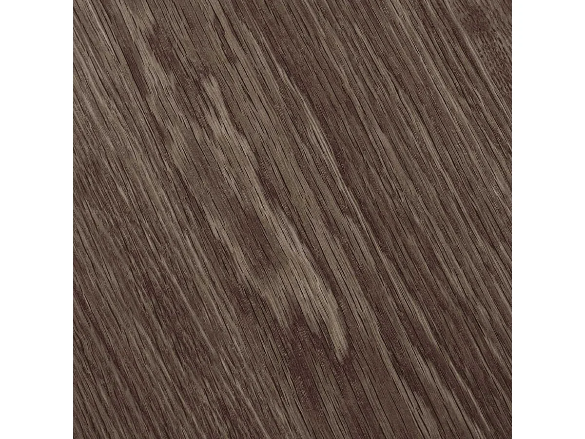 Table repas ronde Ø120cm Pied Central Relief MDF Placage Chêne fumé - DUBLIN