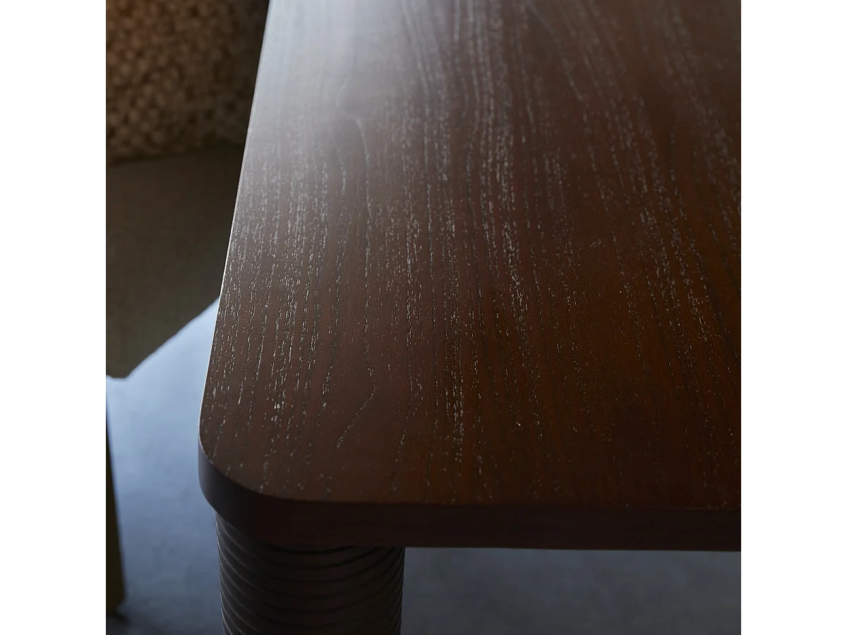 Tavolo in legno di mindi 180x100 Leandro