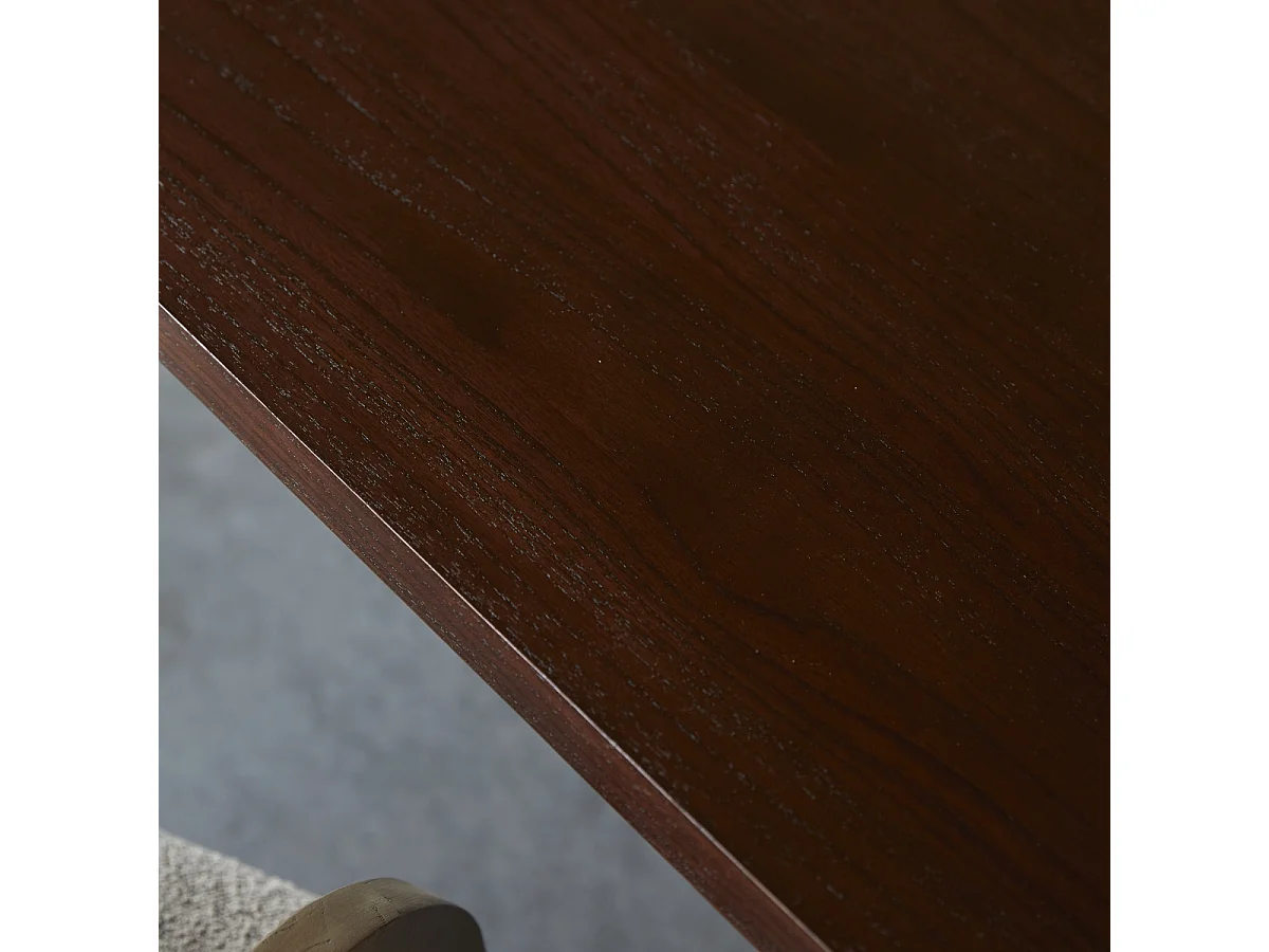 Tavolo in legno di mindi 180x100 Leandro