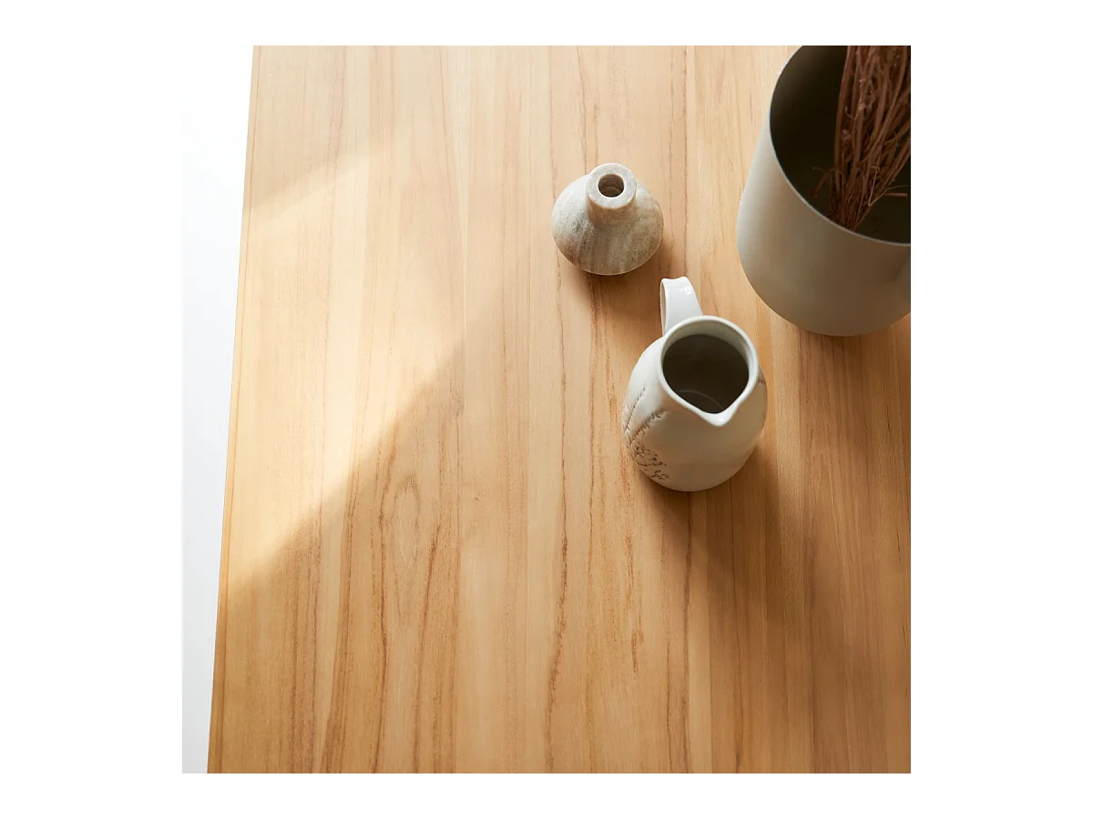 Esstisch 180x90 Teakholz massiv Teak Holz Esszimmer Tikamoon