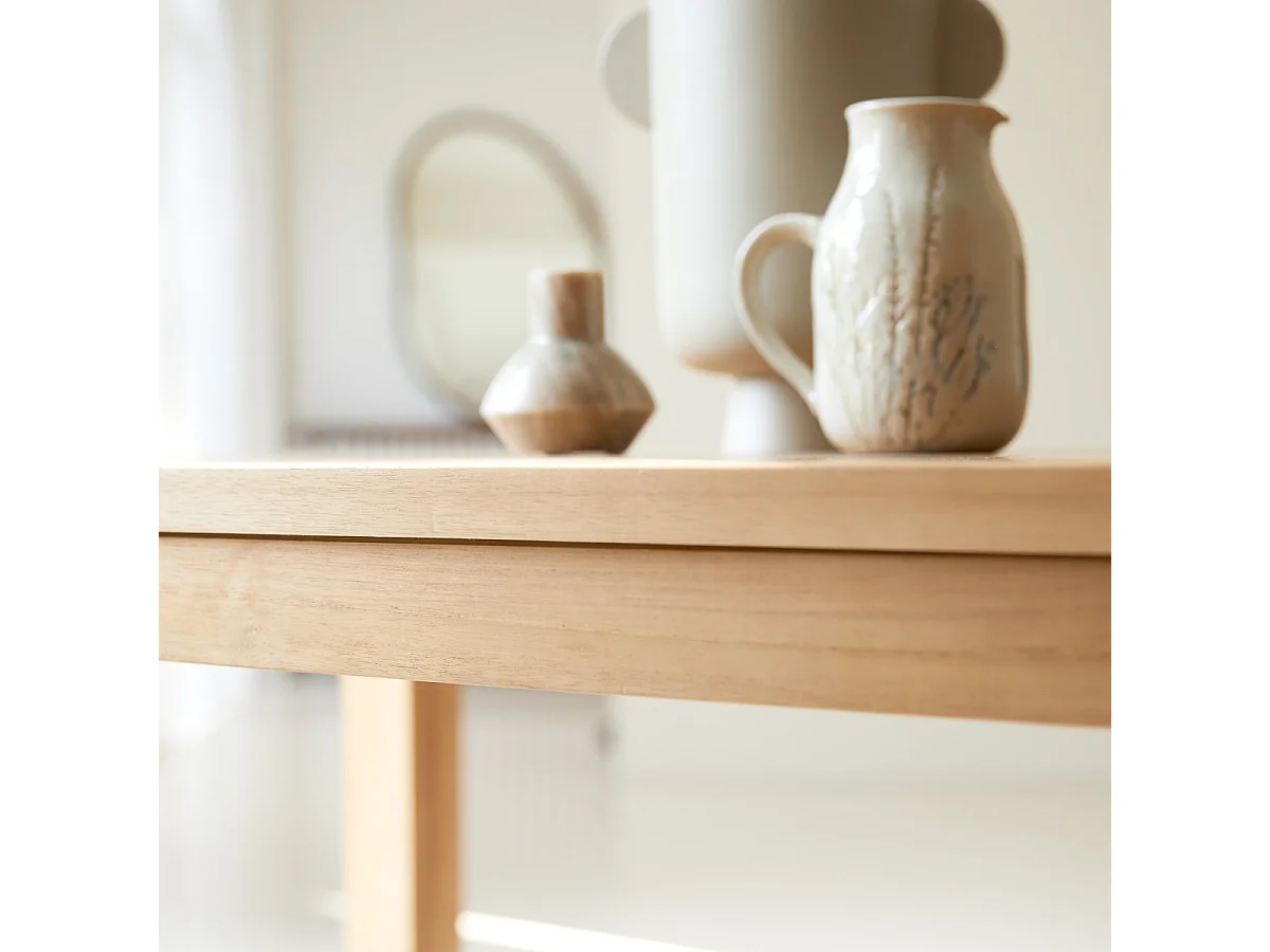 Esstisch 180x90 Teakholz massiv Teak Holz Esszimmer Tikamoon