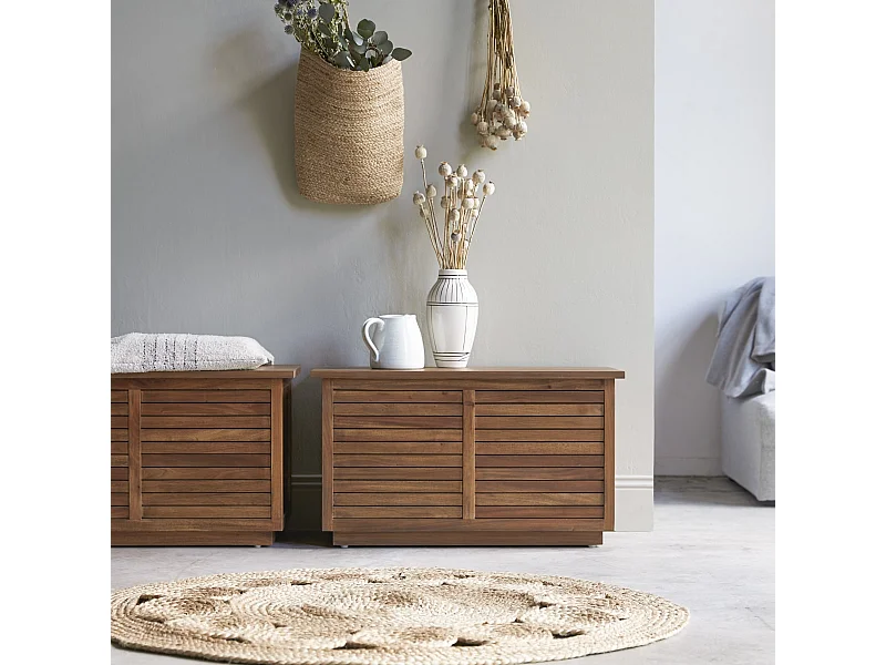 Cassapanca in legno di acacia Loggia 80