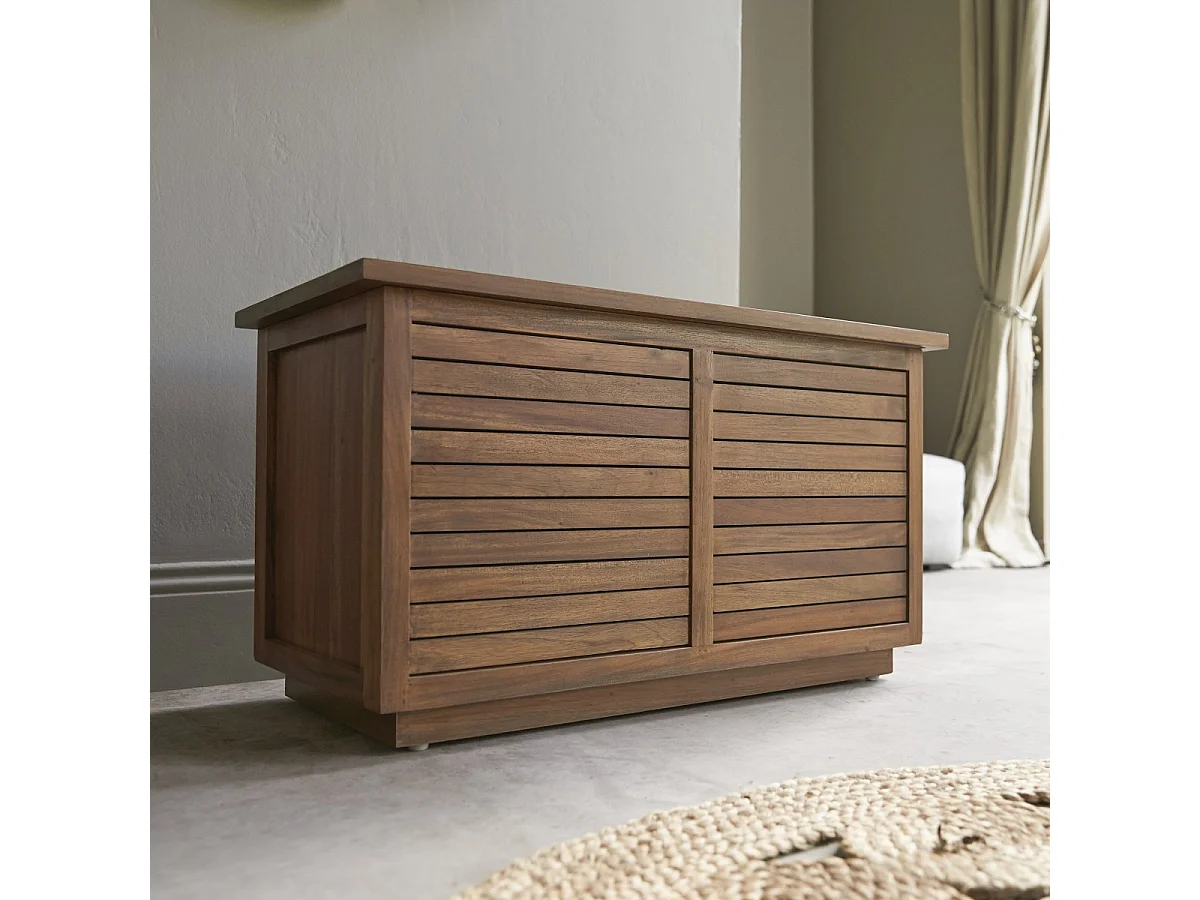 Truhe aus Akazienholz Loggia 80