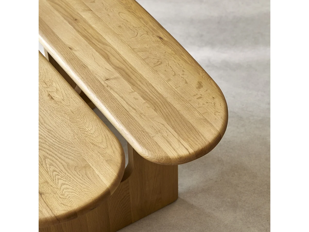 Tavolino in rovere massello