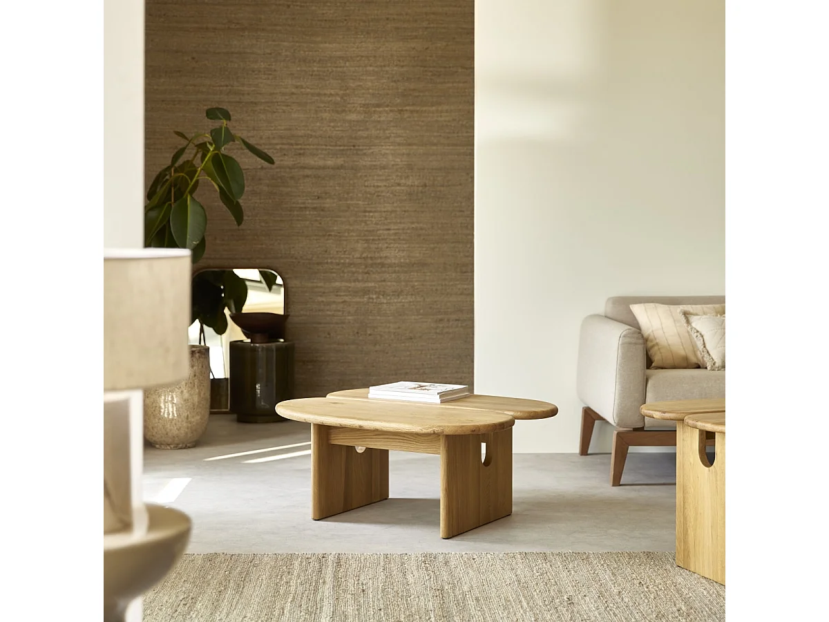 Tavolino in rovere massello