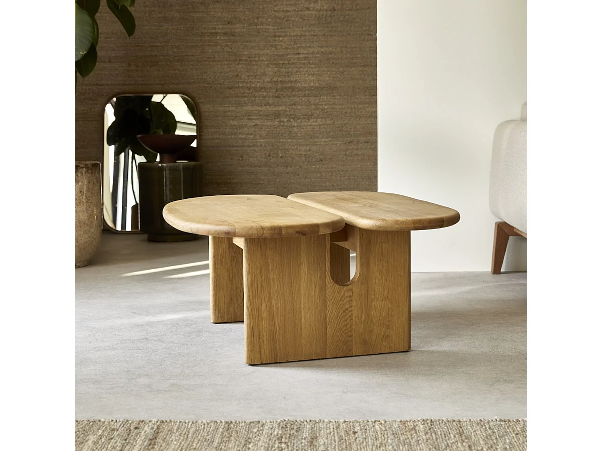 Tavolino in rovere massello