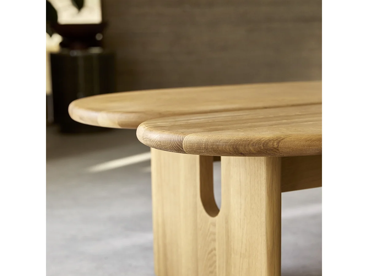 Tavolino in rovere massello