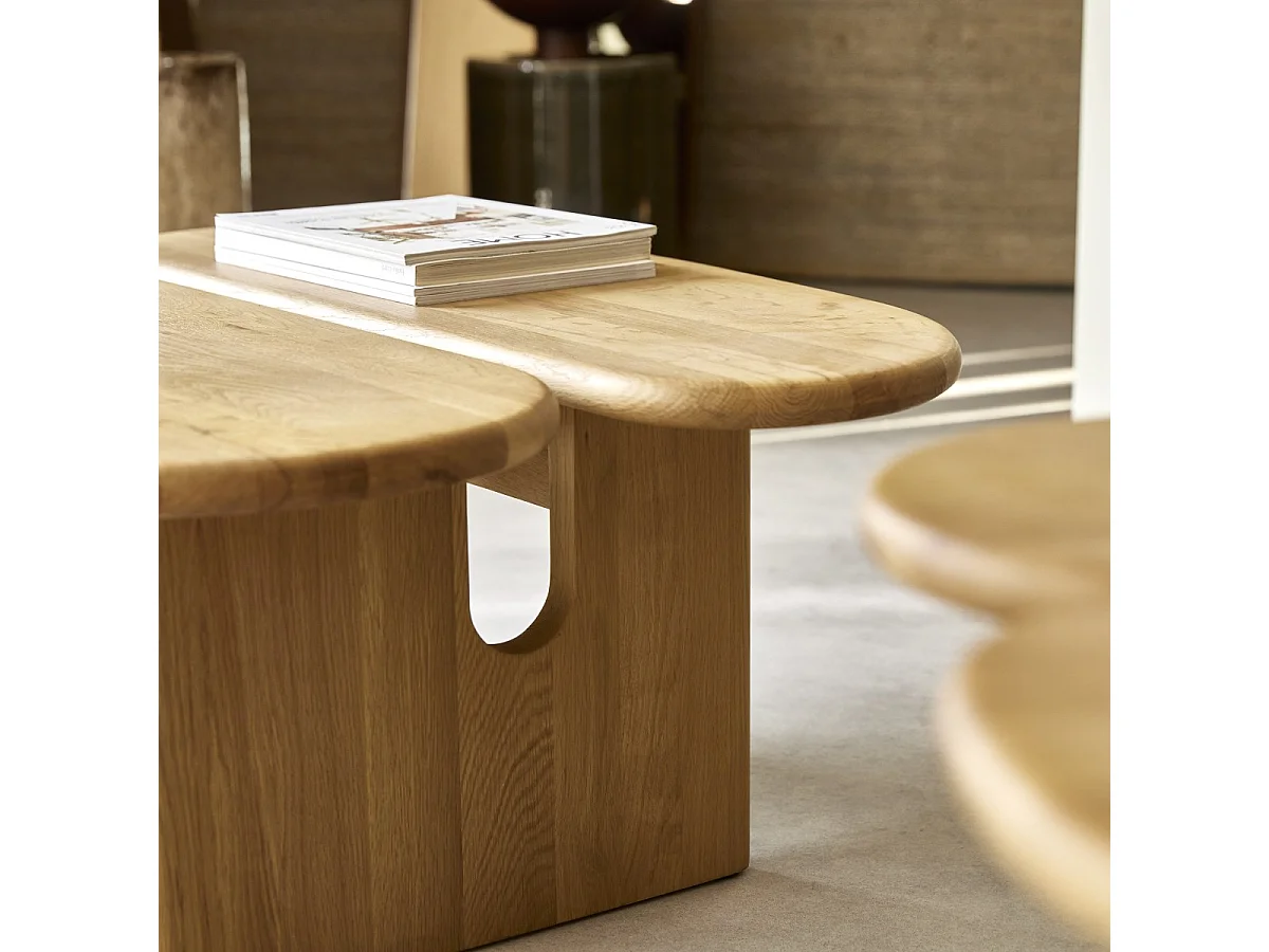 Tavolino in rovere massello