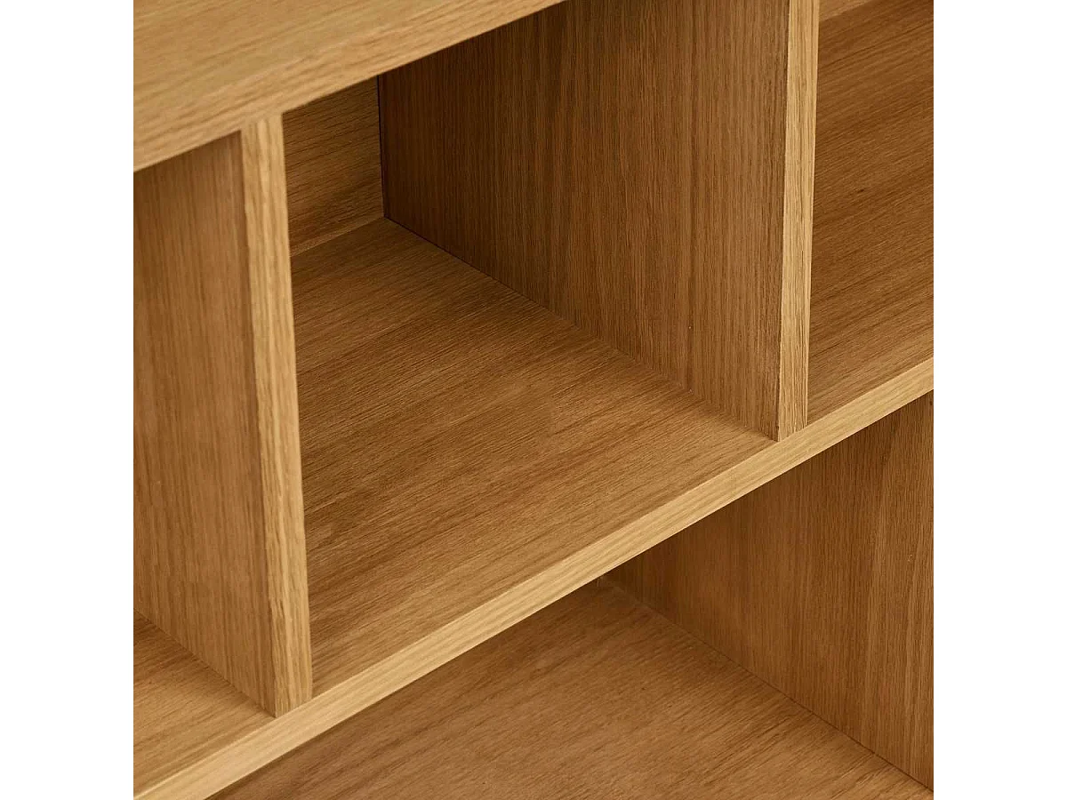 Meuble de rangement 9 niches en chêne massif - KALLYS