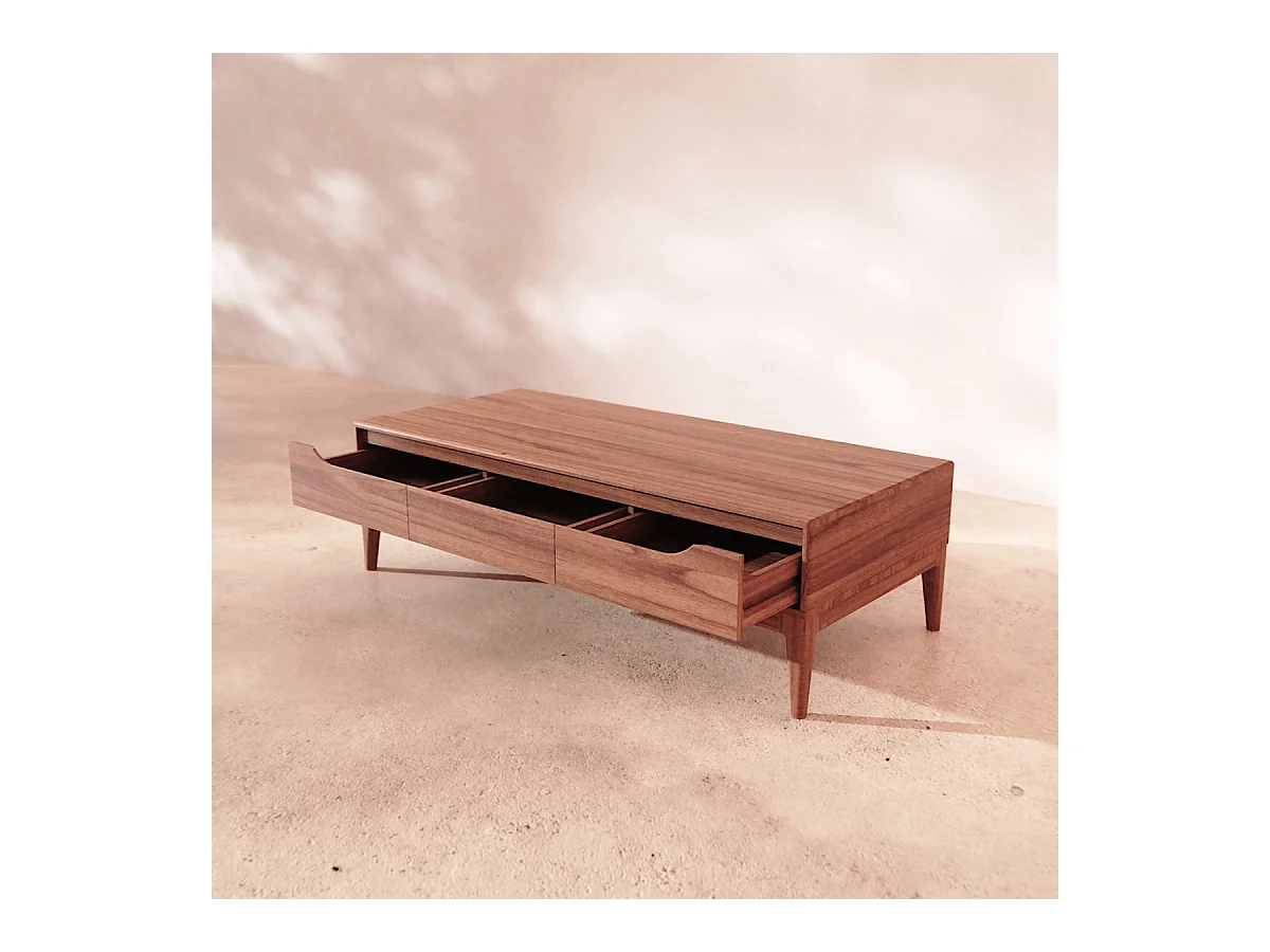 Couchtisch aus massivem Mangoholz Gabrielle