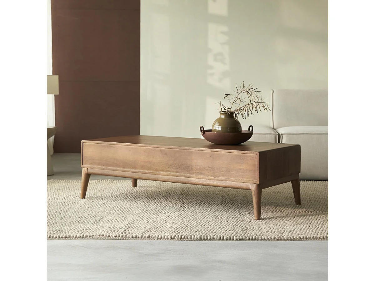 Couchtisch aus massivem Mangoholz Gabrielle