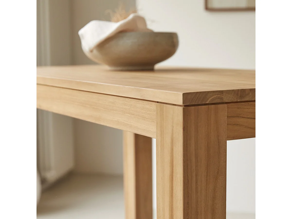 Bartisch Eden aus massivem Teakholz 120 x 60